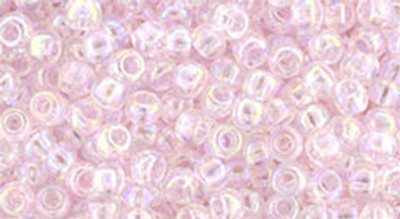 Round Seed Bead by Toho - #1844 Pink Transparent Rainbow