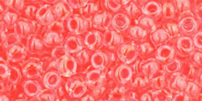 Round Seed Bead by Toho - #803 Luminous Neon Salmon