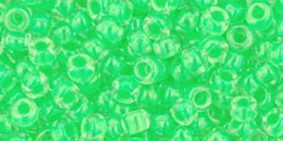 Round Seed Bead by Toho - #805 Luminous Neon Green