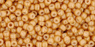 Round Seed Bead by Toho - #0123-D Dark Beige Opaque Luster
