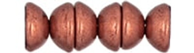 Teacup Bead 2x4mm - ColorTrends: Saturated Valiant Poppy Metallic