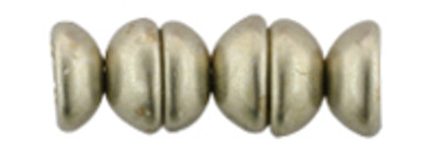 Teacup Bead 2x4mm - ColorTrends: Sueded Gold - Cloud Dream