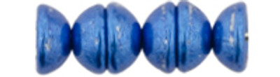 Teacup Bead 2x4mm - ColorTrends: Saturated Metallic Galaxy Blue