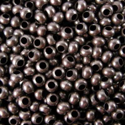 Heavy Metal Round Seed Bead - Copper Dark