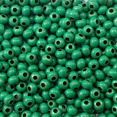 6/0 Heavy Metal Seed Beads - Green