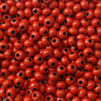 6/0 Heavy Metal Seed Beads - Orange Bright