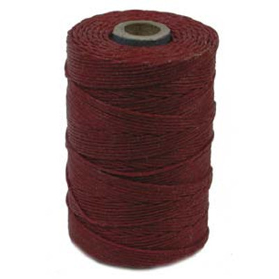 Irish Waxed Linen 4 ply - Country Red