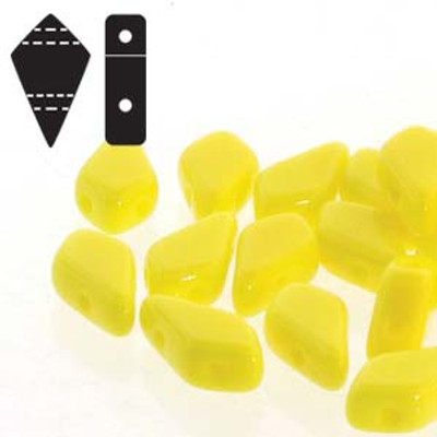 Kite Bead - Lemon Yellow