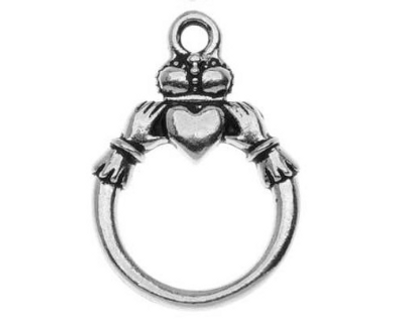 Tierracast Clasp Ring: Claddagh | Pk of 2