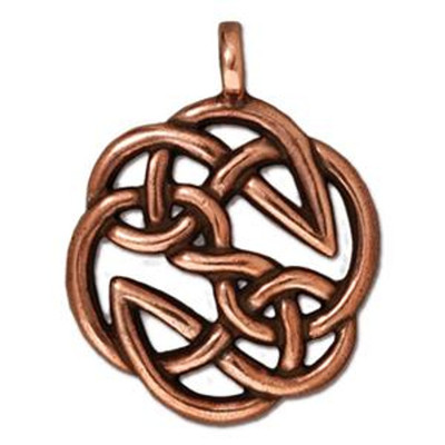 Tierracast Charms: Open Knot Pendant | 1 Each