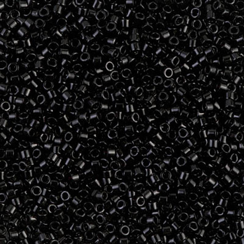 Delica Seed Bead - #0010 Black Opaque