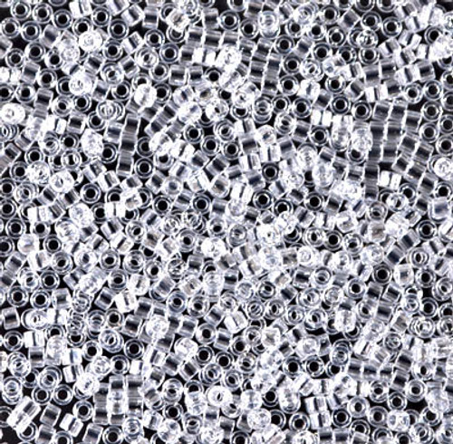 Delica Seed Bead - #0050 Clear Transparent Luster Delica Seed Bead - #0050 Clear Transparent Luster