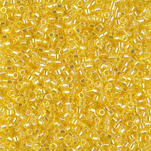 Delica Seed Bead - #0171 Yellow Transparent Rainbow