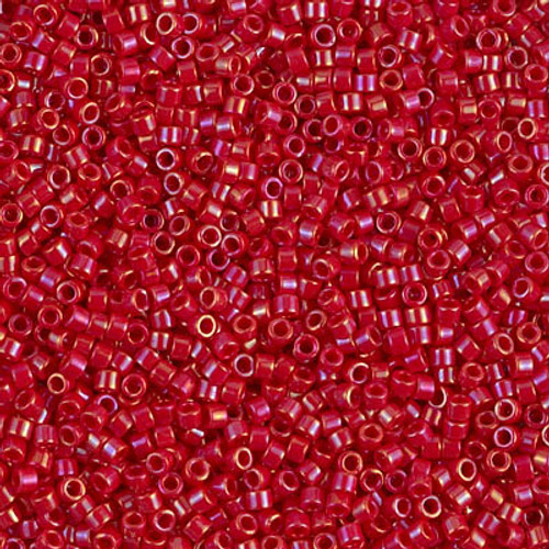 Delica Seed Bead - #0214 Red Opaque Luster