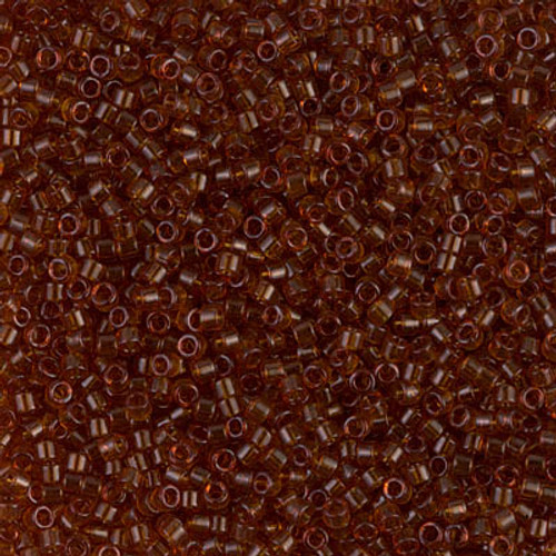 Delica Seed Bead - #0709 Dark Topaz Transparent
