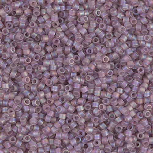 Delica Seed Bead - #0857 Smoky Amethyst Transparent Rainbow Matte