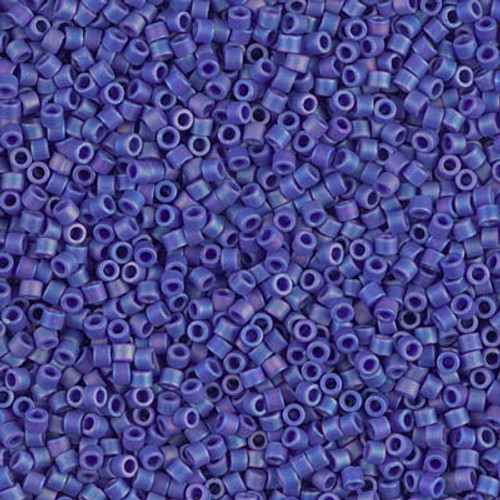Delica Seed Bead - #0880 Cobalt Opaque Rainbow Matte