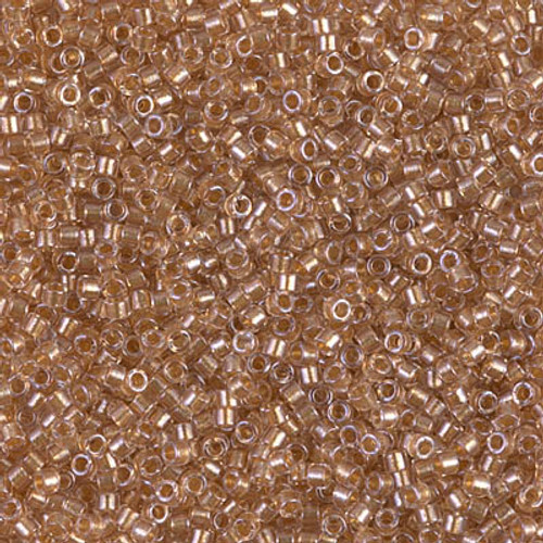 Delica Seed Bead - #0901 Honey Beige Inside Color Lined Sparkle