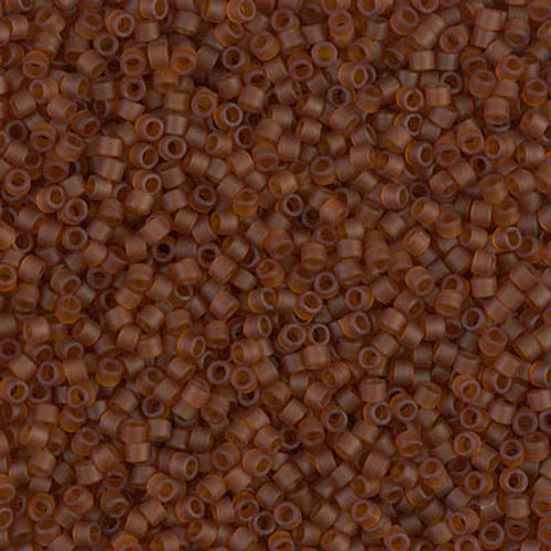 Delica Seed Bead - #0764 Dark Topaz Transparent Matte