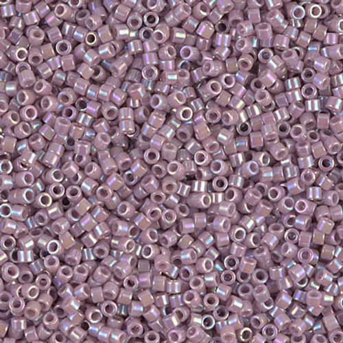 Delica Seed Bead - #0158 Mauve Opaque Rainbow