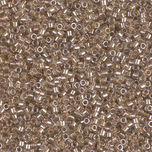 Delica Seed Bead - #0907 Beige Inside Color Lined Sparkle