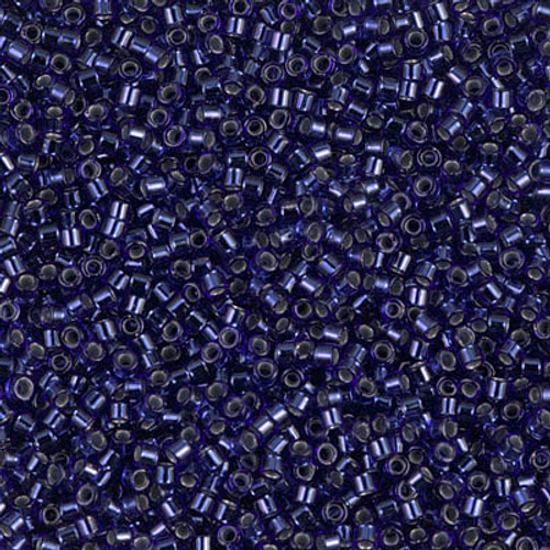 Delica Seed Bead - #0183 Royal Blue Transparent Silver-Lined