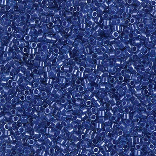 Delica Seed Bead - #0285 Blue / Aqua Inside Color Lined