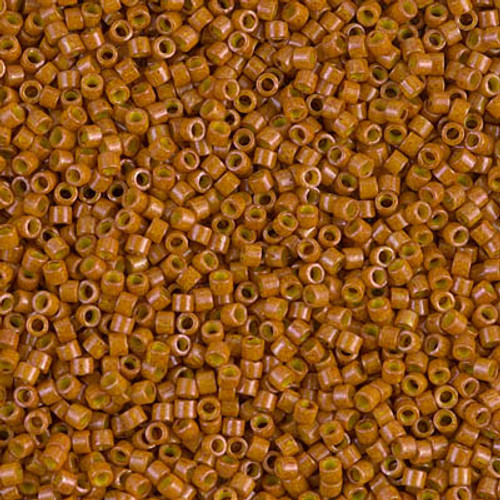 Delica Seed Bead - #0664 Dyed Dark Pumpkin Opaque