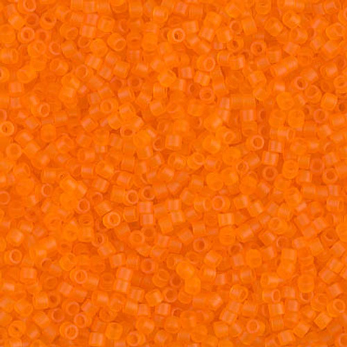 Delica Seed Bead - #0744 Orange Transparent Matte
