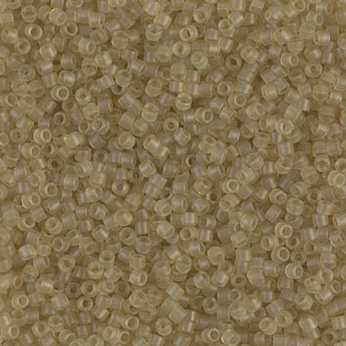 Delica Seed Bead - #0771 Dyed Saffron Transparent Semi-Matte