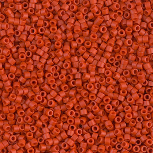 Delica Seed Bead - #0795 Dyed Cinnabar Opaque Semi-Matte