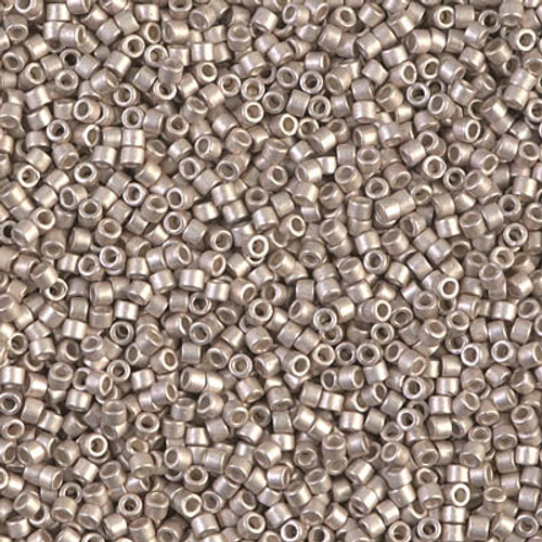 Delica Seed Bead - #1158 Galvanized Light Smoky Amethyst Semi-Matte