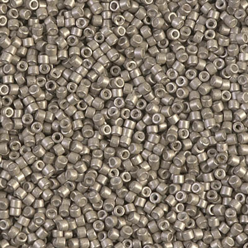 Delica Seed Bead - #1159 Galvanized Pewter Semi-Matte