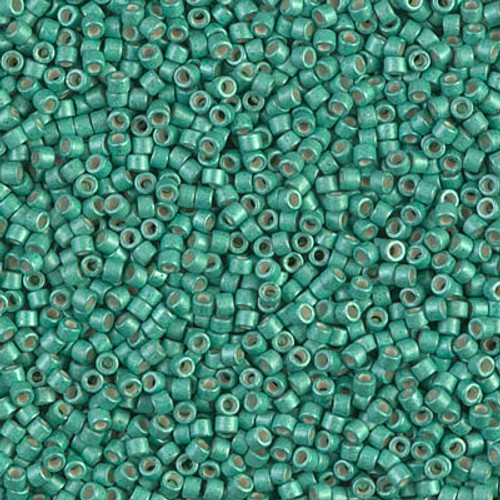 Delica Seed Bead - #1182 Galvanized Dark Mint Semi-Matte
