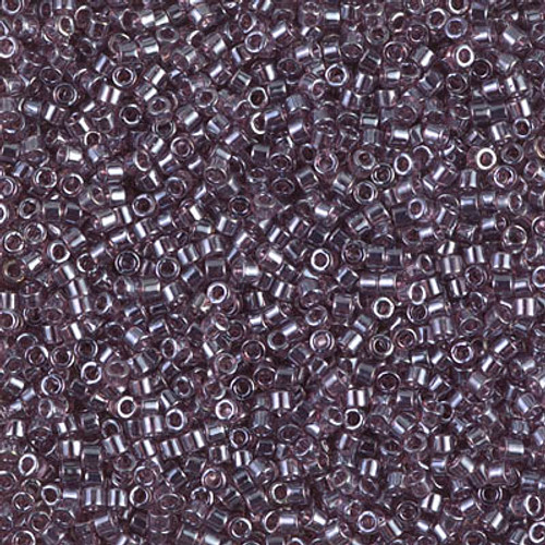 Delica Seed Bead - #1224 Mauve Transparent Luster Delica Seed Bead - #1224 Mauve Transparent Luster