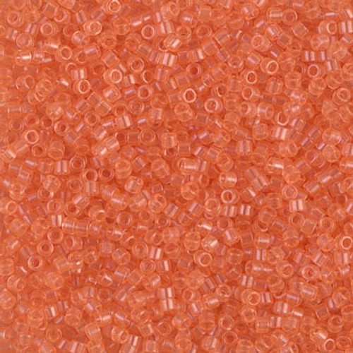 Delica Seed Bead - #1411 Peach Transparent - *Discontinued*