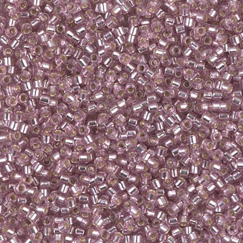 Delica Seed Bead - #1434 Pale Rose Transparent Silver-Lined - *Discontinued*
