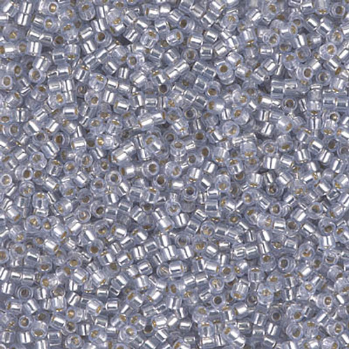 Delica Seed Bead - #1435 Pale Amethyst Transparent Silver-Lined - *Discontinued*
