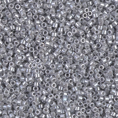 Delica Seed Bead - #1570 Ghost Gray Opaque Luster
