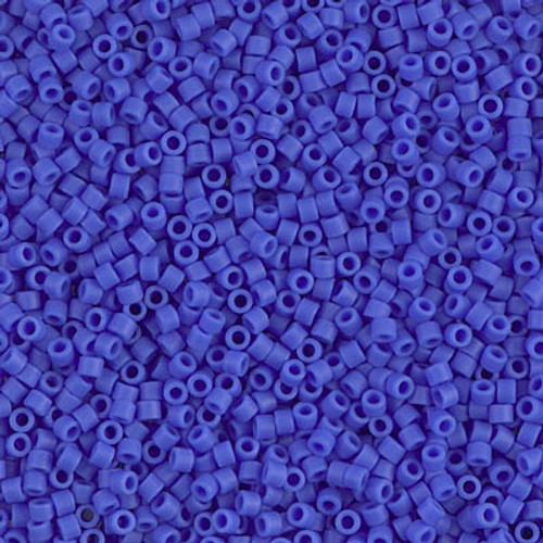 Delica Seed Bead - #1588 Cyan Blue Opaque Matte