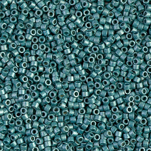 Delica Seed Bead - #1847F Duracoat Galvanized Dark Sea Foam Matte