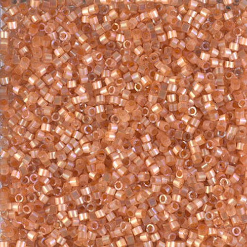 Delica Seed Bead - #1864 Silk Inside Dyed Topaz Rainbow
