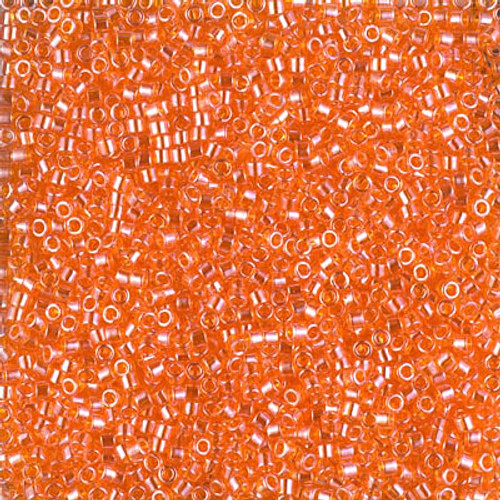 Delica Seed Bead - #1887 Orange Transparent Luster