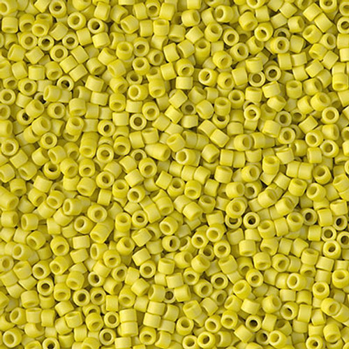 Delica Seed Bead - #2283 Citron Glazed Opaque Matte