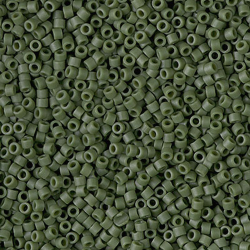 Delica Seed Bead - #2291 Avocado Glazed Opaque Matte