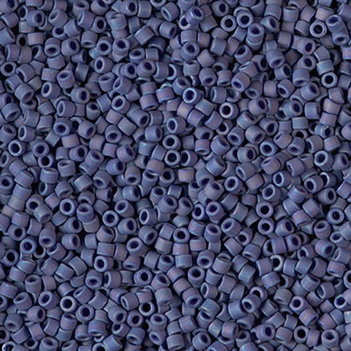 Delica Seed Bead - #2319 Navy Glazed Opaque Rainbow Matte