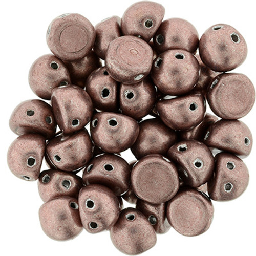 CzechMates 2-Hole Cabochon - #04B04 ColorTrends: Saturated Metallic Butterum