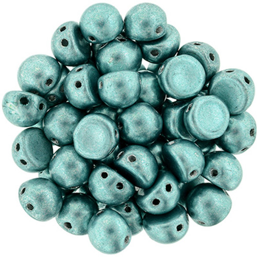 CzechMates 2-Hole Cabochon - #77060 ColorTrends: Saturated Metallic Island Paradise CzechMates 2-Hole Cabochon - #77060 ColorTrends: Saturated Metallic Island Paradise