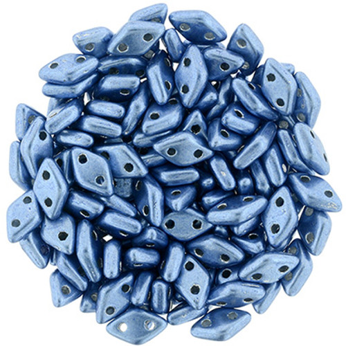 CzechMates 2-Hole Diamond - #05A05 ColorTrends: Saturated Metallic Little Boy Blue