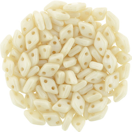 CzechMates 2-Hole Diamond - #P14413 Champagne Opaque Luster